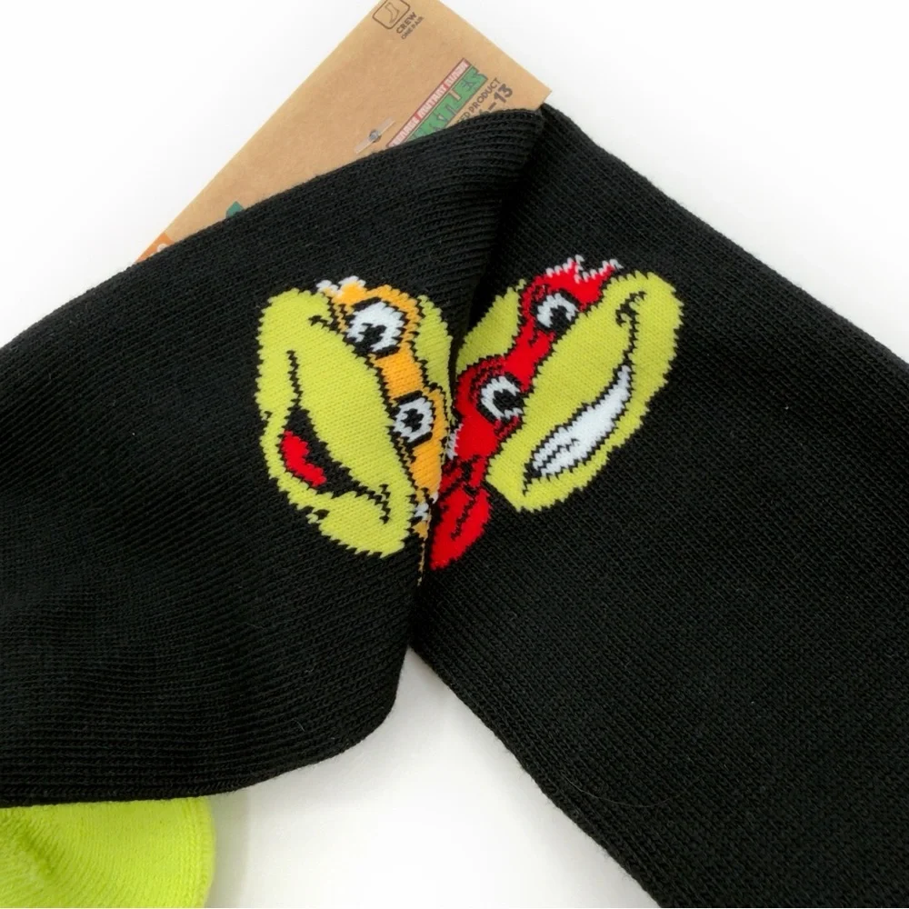 Teenage Mutant Ninja Turtles Cool Socks Mens Womens Nickelodeon 90s Gift New NWT
